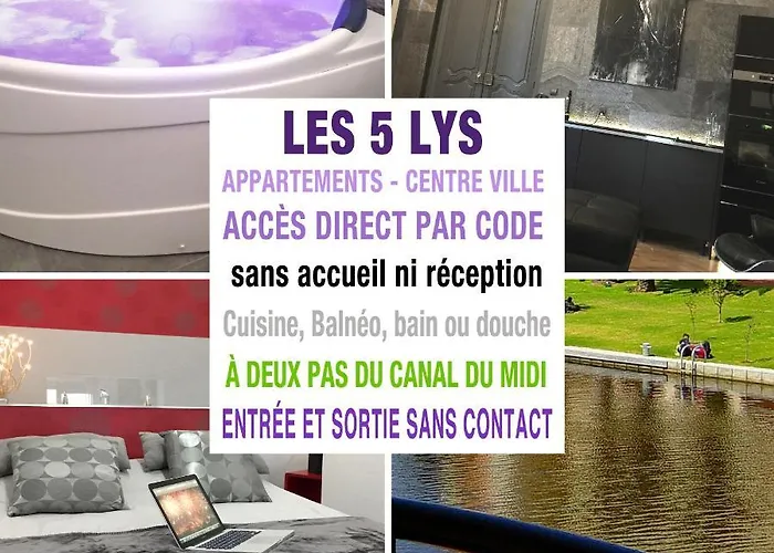 Apartament Les 5 Lys - Quartier La Bastide Carcassonne